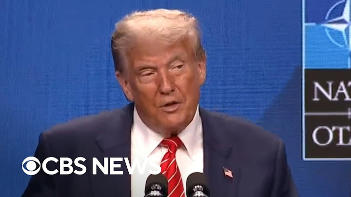 Trump says he met with Zelenskyy at NATO summit