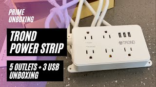 Celebrity TROND Power Strip with USB and Mounting Holes Wealth