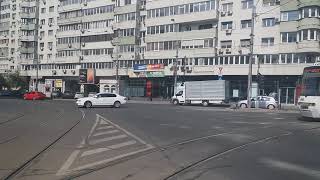 Tramvaiul V3A-CH-PPC #4046 pe linia 34 la Blvd. Banu Manta