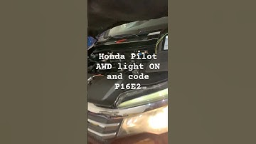 2016 Honda Pilot AWD light On P16E2 charging error message #honda #hondaperformance #hondaengine