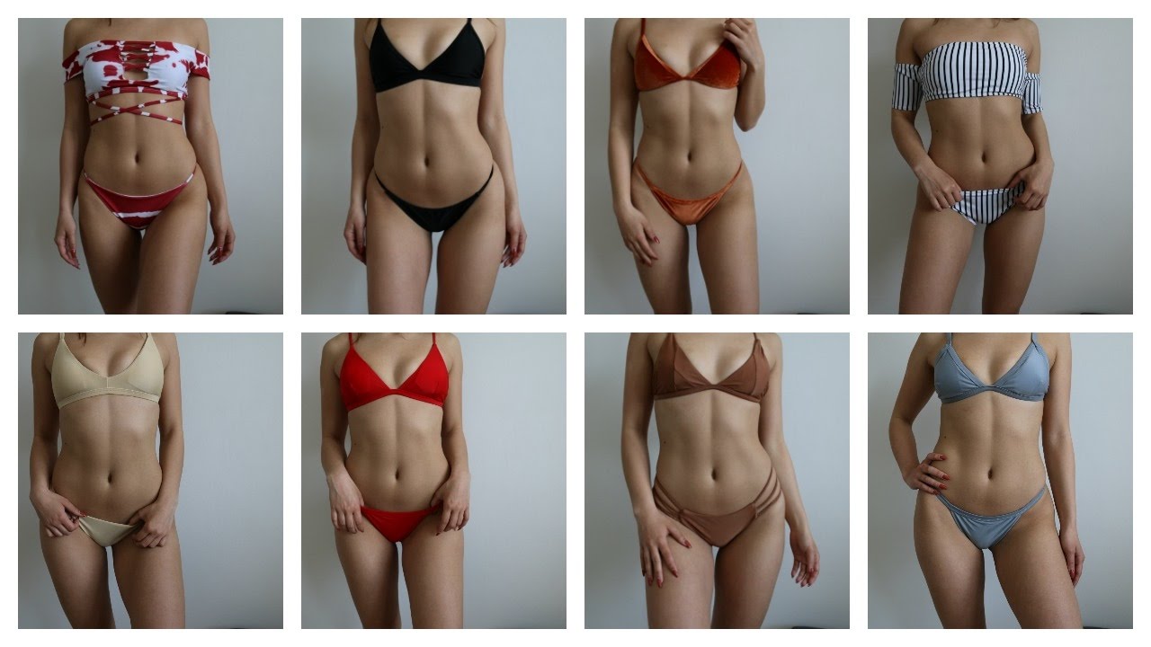 Cheap Bikini TRY ON Haul !!! Review Zaful 2017 Adorable Caro YouTube