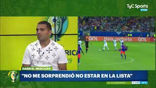 Gabriel Mercado:  “No me sorprendió no ir a la Copa América”