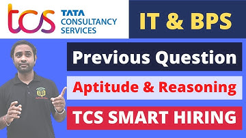 TCS IT & BPS Previous Asked Questions | Aptitude & Reasoning | Detailed explanation| Smart Hiring 21