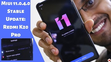 Miui 11.0.4.0 Stable Update on the Redmi K20 Pro | Latest security patch, New feature for Vloggers 🔥