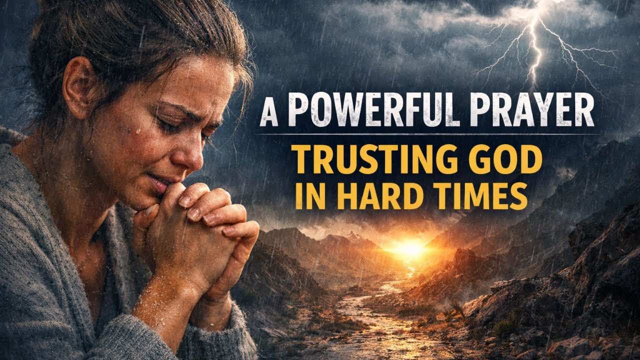 Prayer For Trusting God When The Road is Rough | When You Can't See The Way Forward