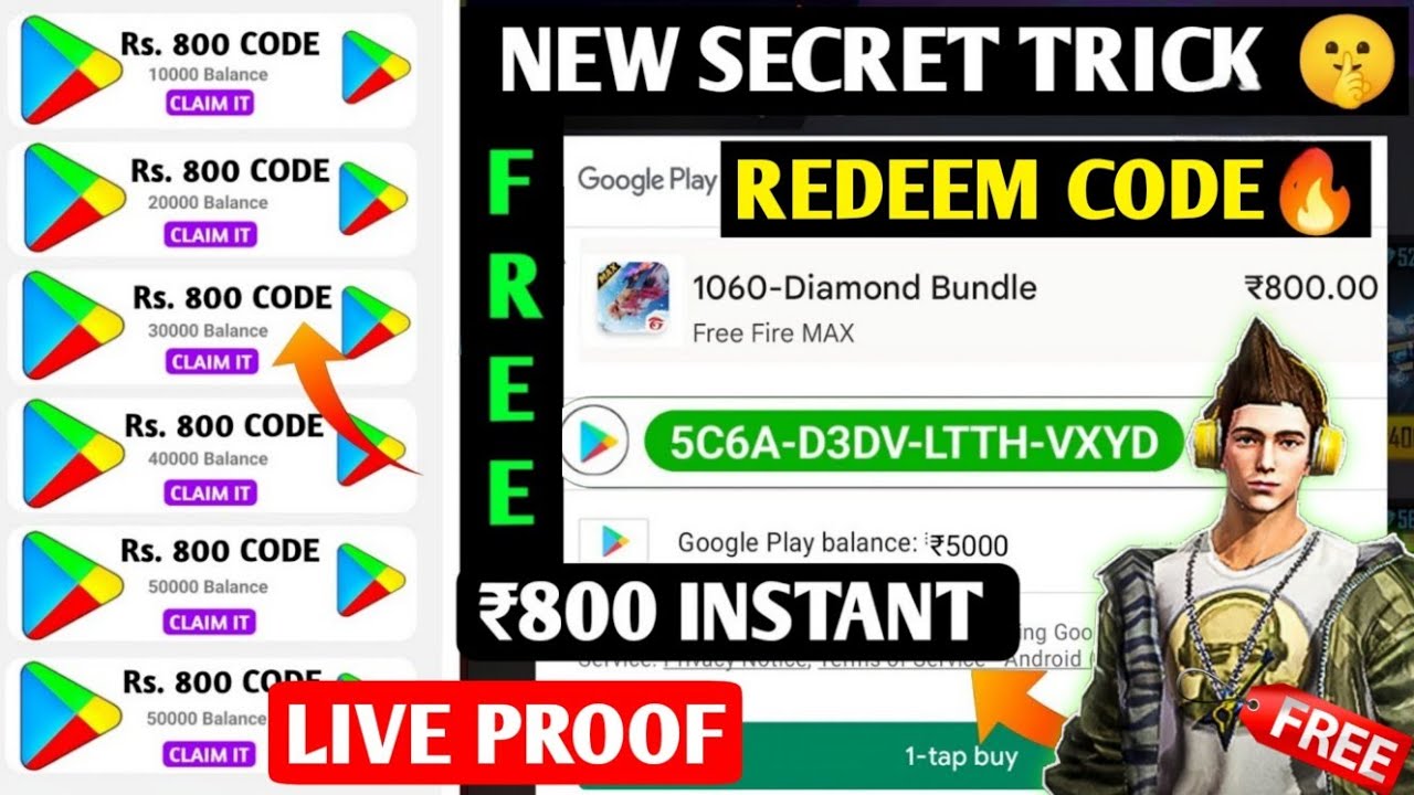 HOW TO GET GOOGLE PLAY REDEEM CODE | FREE REDEEM CODE APP | BEST GOOGLE ...