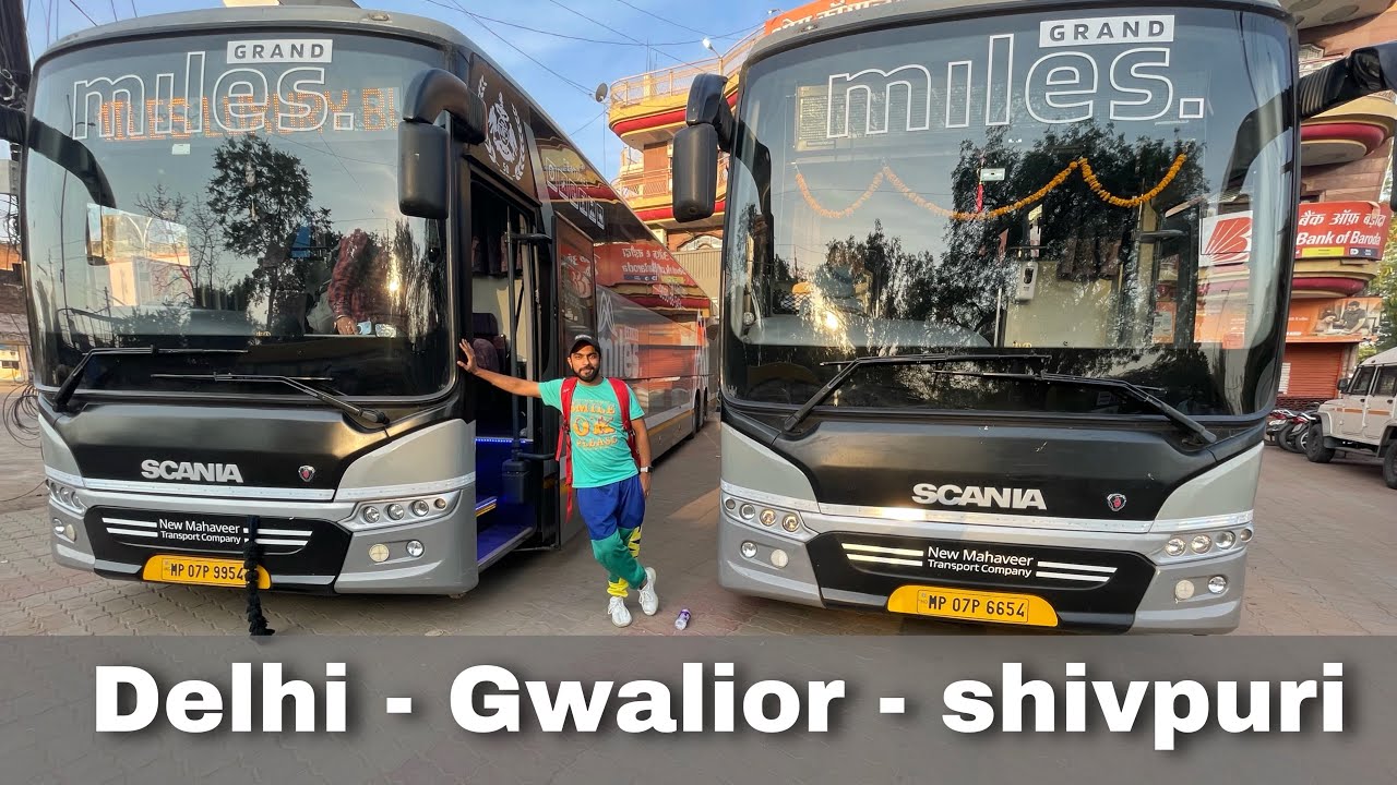 bus travel from delhi to gwalior