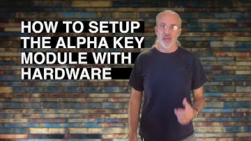 ProPresenter 6 Tutorial  How to set up the alpha key module with hardware