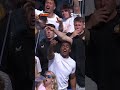 Feyi-Waboso leading the Exeter chants!