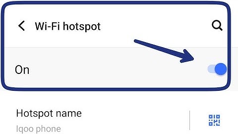 Mobile Hotspot Full setting iqoo z6 | how to use mobile hotspot on iqoo phone