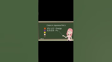 #Shorts - Colors in Japanese Part 2