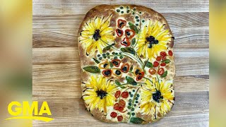 Make your ‘Van Dough’! How to make beautiful Focaccia bread art in your own kitchen l GMA Digital