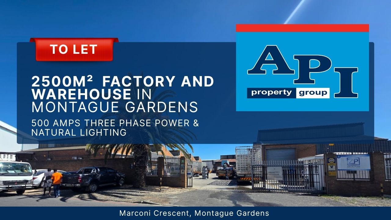 2 500m² Factory and Warehouse To Let in Montague Gardens with 1 500m² Secure Yard