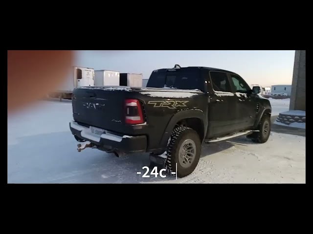 Dodge Ram TRX COLD START! 707HP BARK! -24C - YouTube