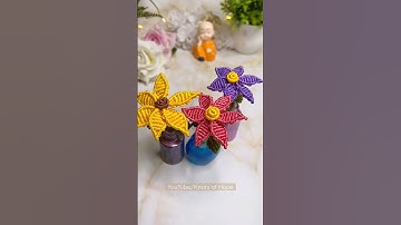 #macrame #diycrafts Macrame flowers