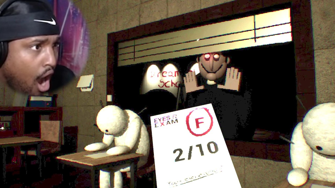 A horror game where if you get caught cheating, you're COOKED | eyes on exam