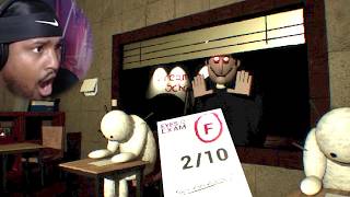 A horror game where if you get caught cheating, you're COOKED | eyes on exam