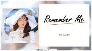 Video thumbnail of "GUMMY - Remember Me (OST Hotel Del Luna Part 7) Easy Lyrics + Indo Sub by GOMAWO"