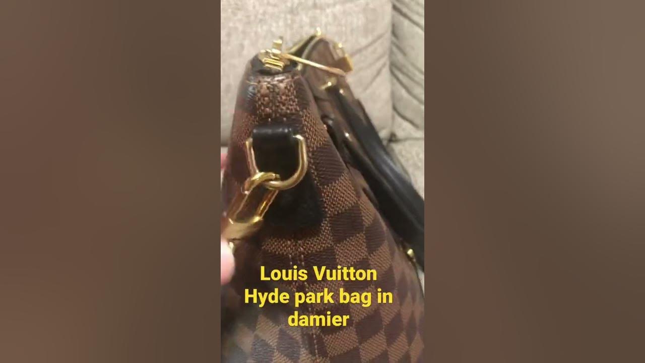 Louis Vuitton Damier Ebene Hyde Park Fuchsia 