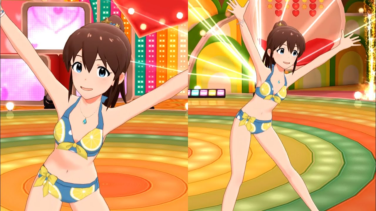 ミリシタ】佐竹美奈子 SUPER SIZE LOVE!! ソロMV【マイオンリースイム