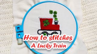 Learn How to Embroider a Ju Ju Train ^^ | Embroidery with Ju