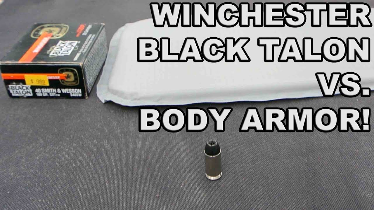 Winchester Black Talon Vs. Body Armor! Testing The \