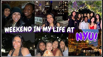 a weekend in my life at NYU!! (freshman year :)