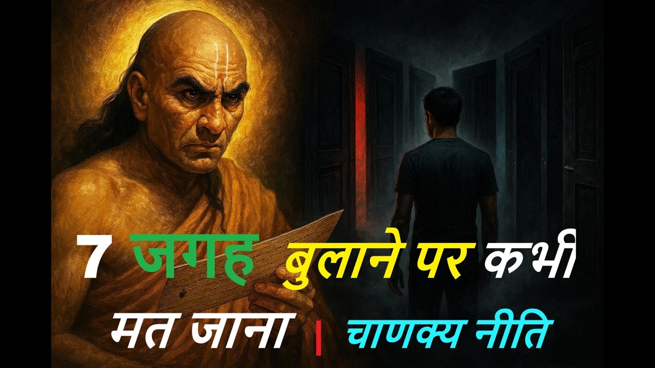 चाणक्य के 7 खतरनाक बुलावे | इन जगहों पर कभी मत जाना | Chanakya Neeti