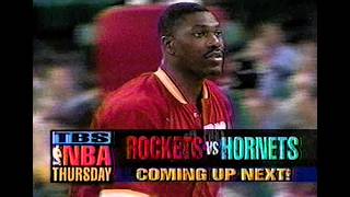 Rockets @ Hornets February 1995 (NBA On TBS)