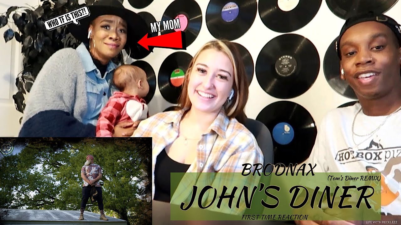 MY MOM REACTS TO BRODNAX John’s Diner (Tom’s Diner REMIX) REACTION
