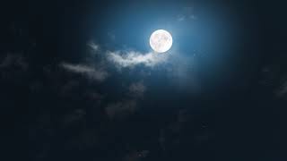 Noche Luna Full HD Background Resimi