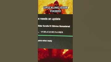 OBLIVION REMASTERED BETHESDA FINALLY FIXED THE UPSCALING ISSUE #oblivionremastered #oblivion