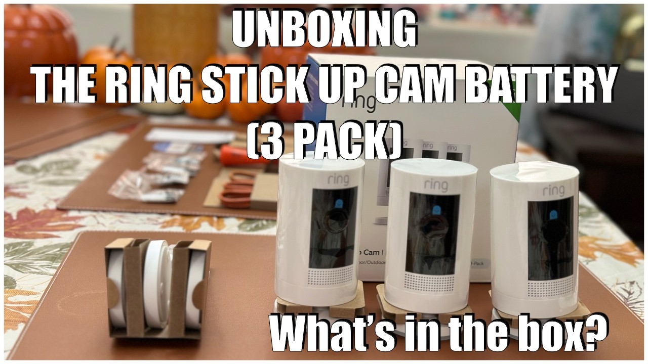 Unboxing the Ring Stick Up Cam Battery 3 Pack – What's in the Box