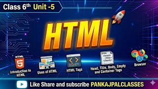 🌐 HTML Full Tutorial in Hindi | Complete Chapter for Class 6th to 8th | KVS | CBSE #computer