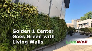 Green Walls at Golden 1 Center, Home of NBA's Sacramento Kings