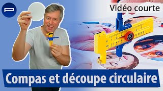 Outil 2 en 1, compas et découpe circulaire Your Design [PEARLTV.FR]