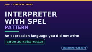 Interpreter with SpEL - Expressions You Did Not Write