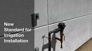 New Standard for Irrigation Installation, Alleviator, Wi-Fi Control, Flow Meter, & Rain Sensor.