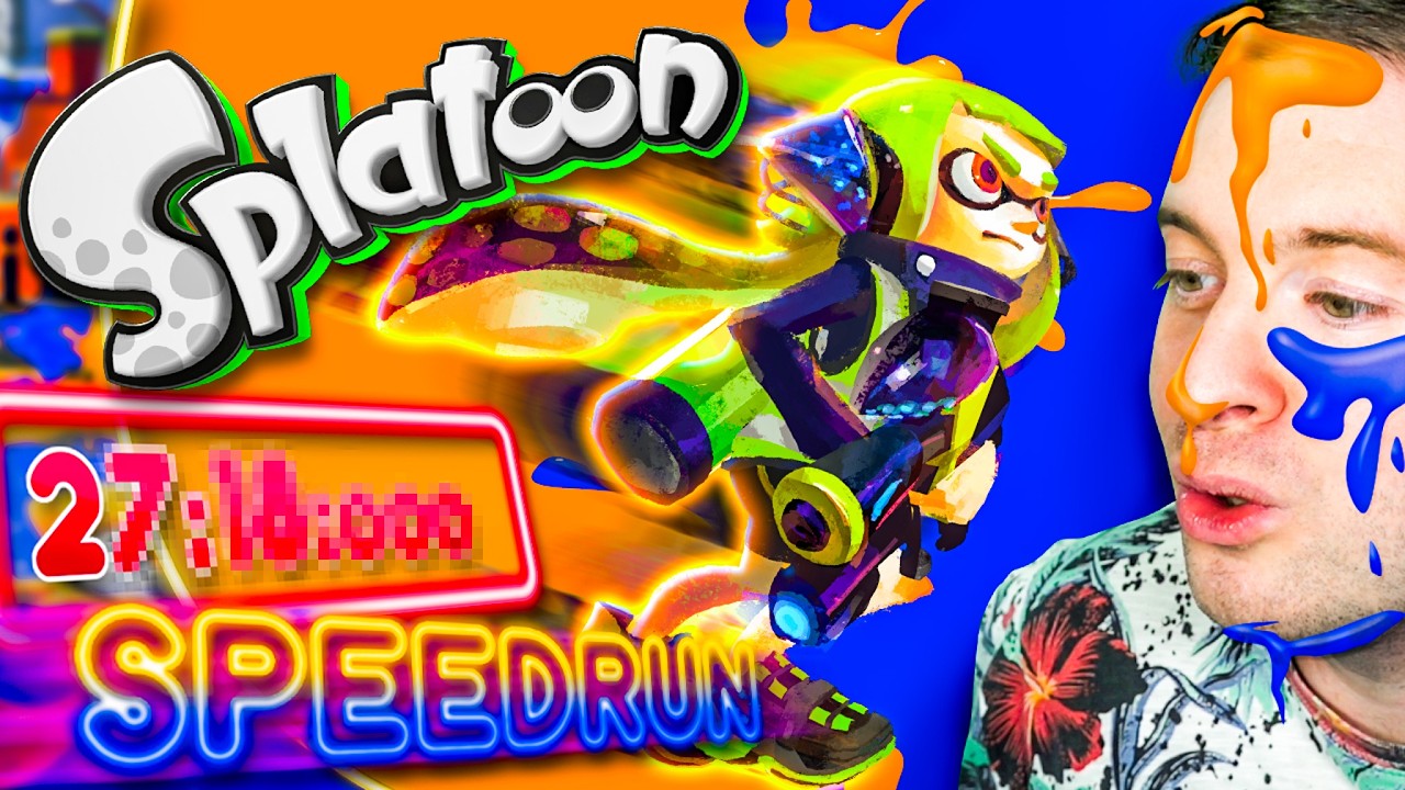 WAS macht DER FREAK da im SPLATOON Speedrun WELTREKORD?! (Heftig)