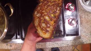 Late night chorizo grilled cheese