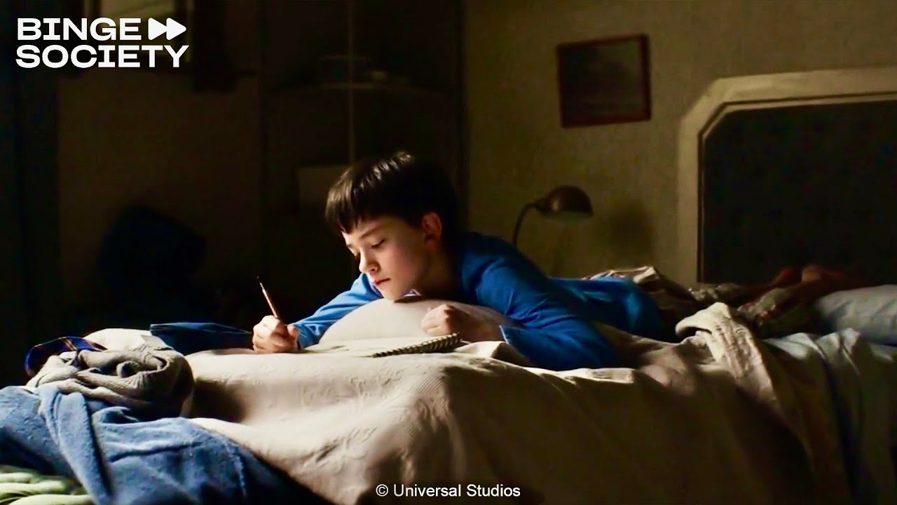 A Monster Calls (2016): Drawing & Illness Scene