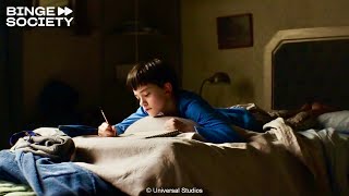 A Monster Calls (2016): Drawing & Illness Scene