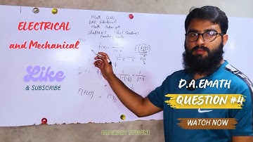 D.A.E MATH (233) ELECTRICAL AND MECHANICAL SHORT QUESTION (4) CHAPTER NO .1