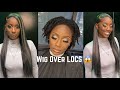 Wig Install Over Locs 🔥| Platinum Highlight Wig 🤍🖤 | Alipearl Hair