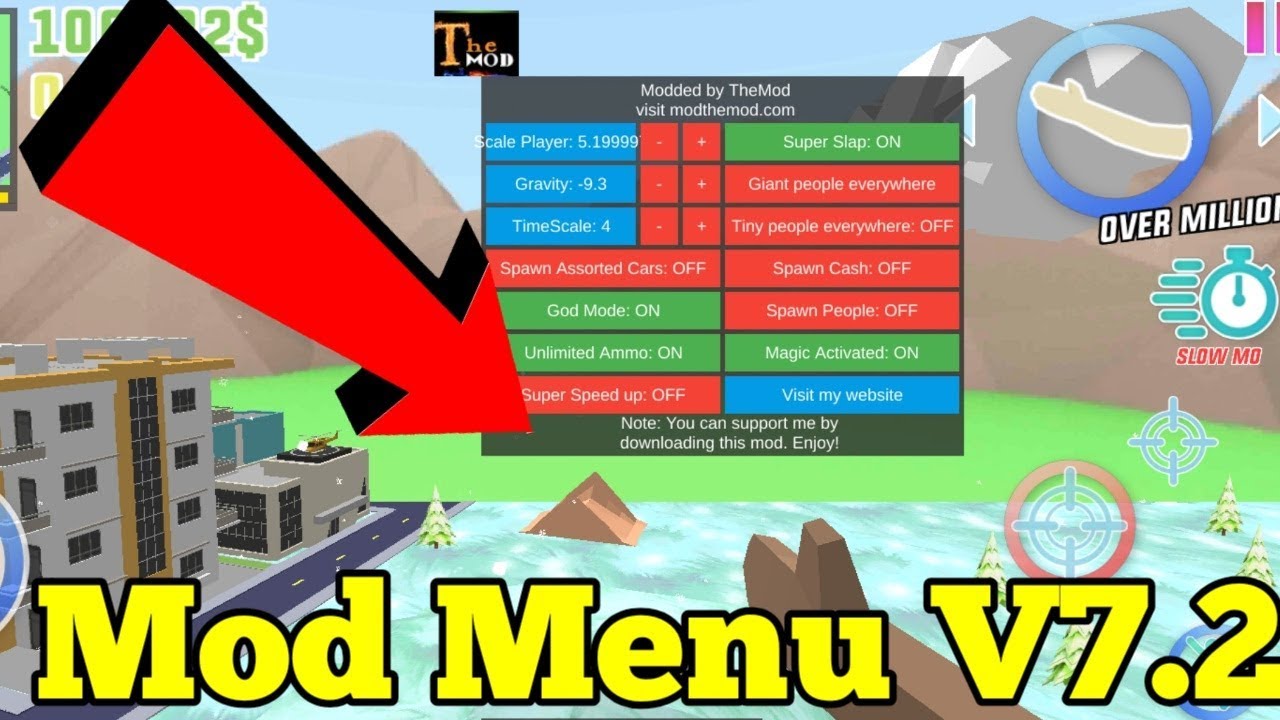 New Dude Theft Wars Mod Menu V7.2  Free Download  YouTube