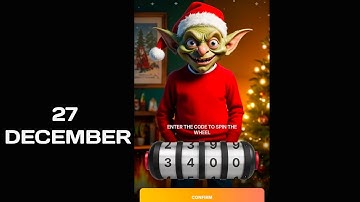 27 December Goblin Mine Game Code | GoblinMine Game Gift Bags Code | Goblin MineGame Dailly Code