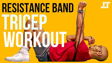 20 Minute Resistance Band Tricep Workout | 12 Tricep Exercises | Follow Along Workout