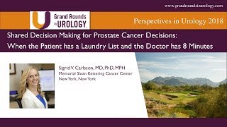 Shared Decision Making for Prostate Cancer Decisions