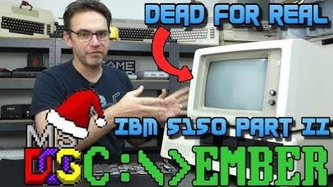 IBM 5150 Repair PART II #Doscember2021