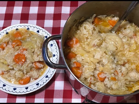 वीडियो: कैसे बनाएं स्वादिष्ट पत्ता गोभी और चावल का सूप